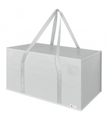 Moving Bags GREY 38 x 68.6 x 35.5 cm Polypropylene Set of 8 Bags 50kg 24 Gallons