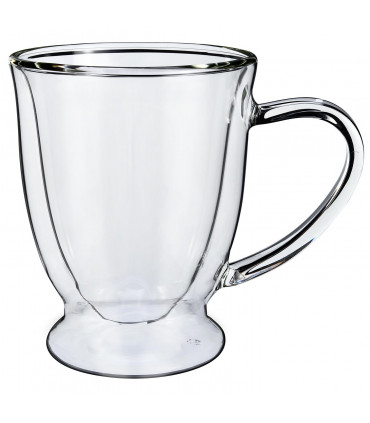 Double Wall Glasses Borosilicate Glass Set of 2 Different Designs 100ml to 600ml