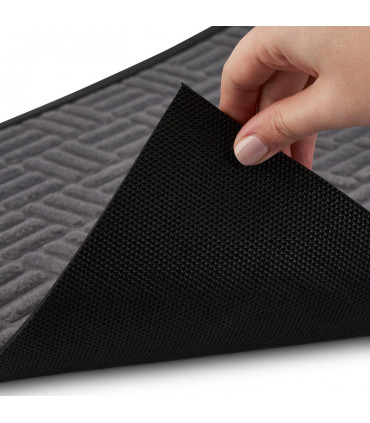Rubber Light Grey 45 x 75cm Front Door Outdoor Anti Slip Entrance Mat