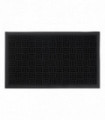 Entrance Mat Black Rubber 45 x 75cm - Front Door Outdoor Anti Slip Mat