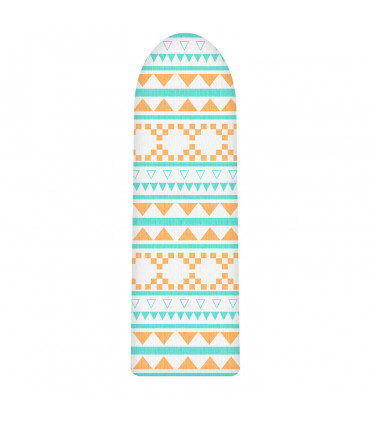 Ironing Board Cover Summer 100% Cotton Foam Back Padding Easy Fit 140x52cm