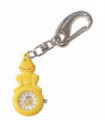 Imperial Key Chain Clock Yellow Frog IMP727- CLEARANCE UNBOXED NEEDS RE-BATTERY