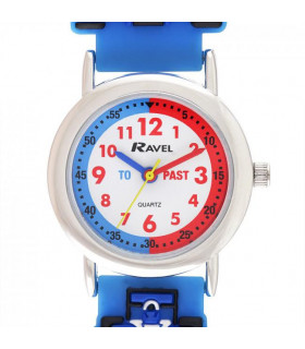 Kid's Cartoon Time Teacher Watch Multicolour Silicon 27mm Soft Strap 3D Design