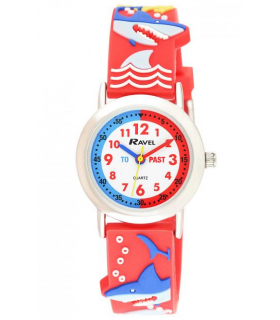 Kid's Cartoon Time Teacher Watch Multicolour Silicon 27mm R1513.87 Shark
