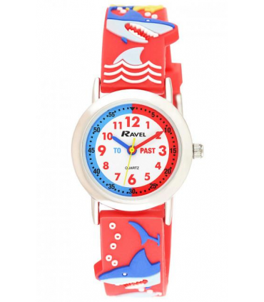 Kid's Cartoon Time Teacher Watch Multicolour Silicon 27mm R1513.87 Shark