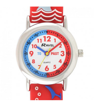 Kid's Cartoon Time Teacher Watch Multicolour Silicon 27mm R1513.87 Shark