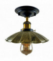 Ceiling Light Metal Brushed Brass Modern Industrial Retro Loft Umbrella Shape