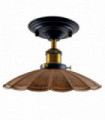 Ceiling Light Modern Industrial Retro Loft Metal Brushed Copper Umbrella