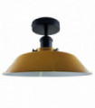 Ceiling Light Yellow Metal Modern Industrial Flush Mount 36x36x22cm E27 Base