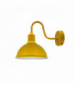 Wall Light Modern Industrial Swan Neck Metal Arm E27 Sconce Yellow