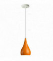 Pendant Lights Orange Metal + PVC Modern Vintage Lamp E27 Base Chandelier Pe