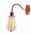 Metal Rose Gold Modern Industrial Wall Mounted Light Indoor Rustic Sconce Lamp