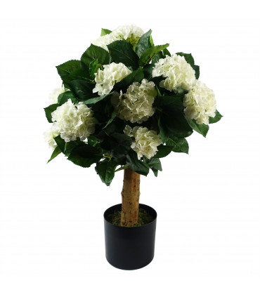Artificial White Hydrangea Plant