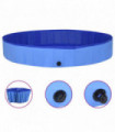 Foldable Dog Swimming Pool Blue 300x40 cm PVC