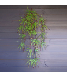Artificial Hanging Acer Spider Plant Large Green Plastic 100cm Realistic Leaves