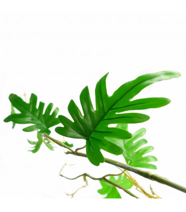 Artificial Trailing Hanging Philodendron Small Leaf Plant Green Plastic 100cm