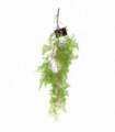 100cm Artificial Hanging Maidenhair Fern Plant Light Green