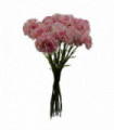 Artificial Flowers 12 Pink Carnation Light Pink 50cm Home Decor Bouquets