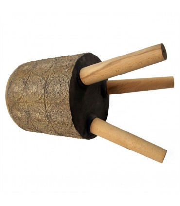 Composite Large Planter Brown, Grey Fibreglass 40cm x 21.5cm Rustic Finish