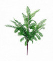 Artificial Fern Plant 55cm Himilayan Maidenhair Bush Dark Green Realistic Leaf