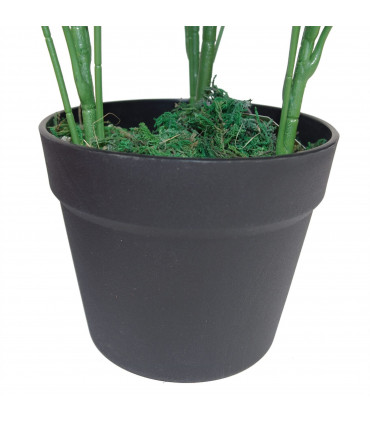 55cm Variegated Artificial Arboricola Evergreen Plant - Small Size Green