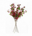 Artificial Red Christmas Berry Spray 80cm Bundle of 6 Realistic Replica