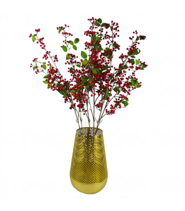 Artificial Red Berry Spray