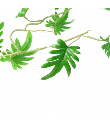 Artificial Hanging Trailing Philodendron Small Leaf Plant Green 100cm Pack of 6