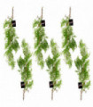 Artificial Hanging Maidenhair Fern Plant Dark Green 100cm Pack of 6 x 100cm