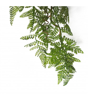 Artificial Hanging Maidenhair Fern Plant Dark Green 100cm Pack of 6 x 100cm