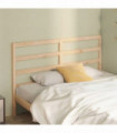 Bed Headboard 141x4x100 cm Solid Wood Pine