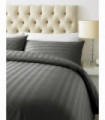 Cotton Rich Satin Stripe Double Duvet Cover