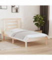 Bed Frame Solid Wood Pine 90x190 cm 3FT Single