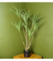 Artificial Natural Look Green 125cm Dragon Plant Dracaena Tree Plastic Leaves