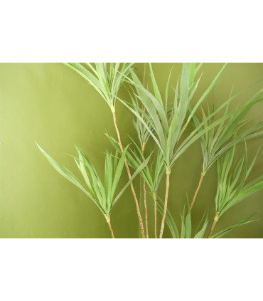 Artificial Natural Look Green 125cm Dragon Plant Dracaena Tree Plastic Leaves