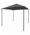 Gazebo 3x3 m Anthracite Fabric and Steel 180 g/m²