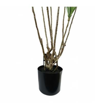 Artificial Dragon Tree Plant Green Plastic 125cm Natural Look Home Decor