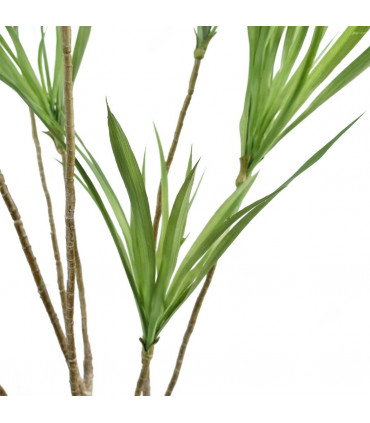 Artificial Dragon Tree Plant Green Plastic 125cm Natural Look Home Decor