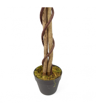 Artificial Pink Blossom Tree 150cm Pink Plastic Pot Fully Assembled Display