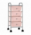 4-Drawer Mobile Storage Trolley