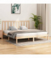 Bed Frame Solid Wood Pine 200x200 cm