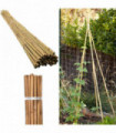 100 x 4FT Bamboo Canes Sticks 120cm