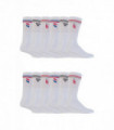 12 Pairs Mens 019 Sport Socks (11-14 / White)