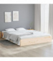 Bed Frame Solid Wood 150x200 cm 5FT King Size