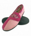 Dunlop - Ladies Slippers - JULIET (4 UK / Dusky Pink)