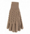 Heat Holders - Ladies Heatweaver Gloves (M/L / Beige)