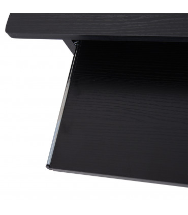 Computer Desk, 73.5H cm-Black, Particleboard, 80L x 45W x 73.5H cm