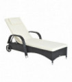 Rattan Sun Lounger