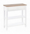 MDF Wide Drawer Console Table White