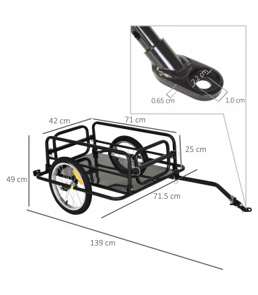 Folding Bike Cargo Trailer